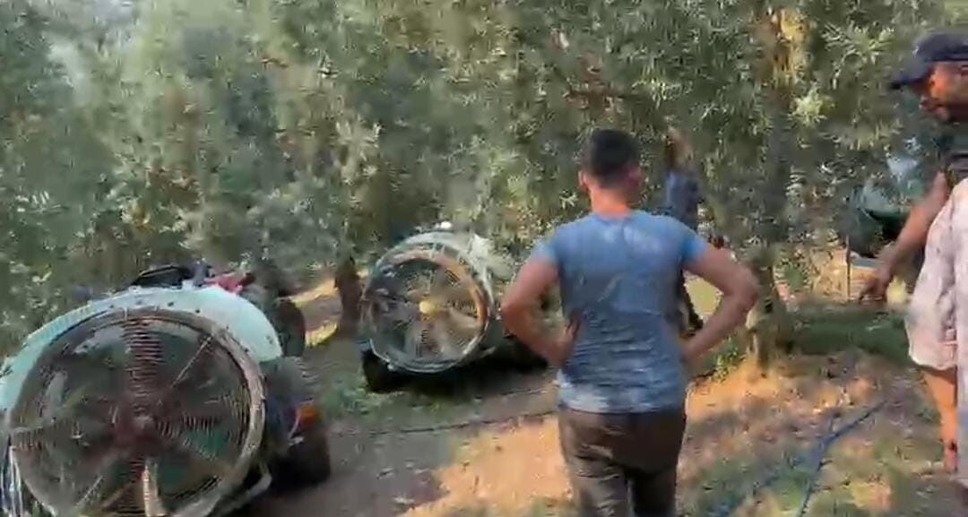 Bursa’nın İznik ilçesi Elbeyli Mahallesi’nde çıkan orman yangını, ekiplerin havadan