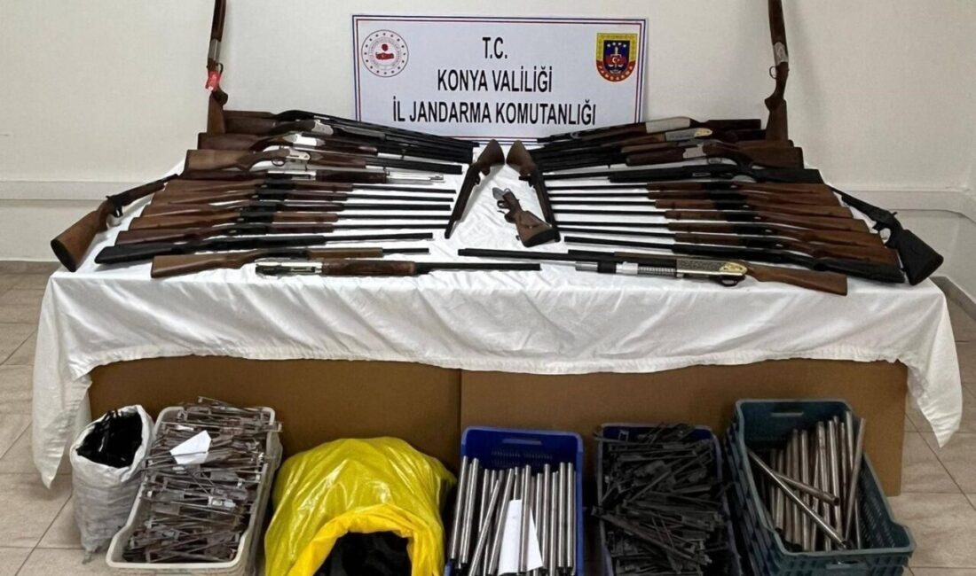 Konya’nın Beyşehir ilçesinde jandarma ekiplerince düzenlenen 2 farklı operasyonda çok