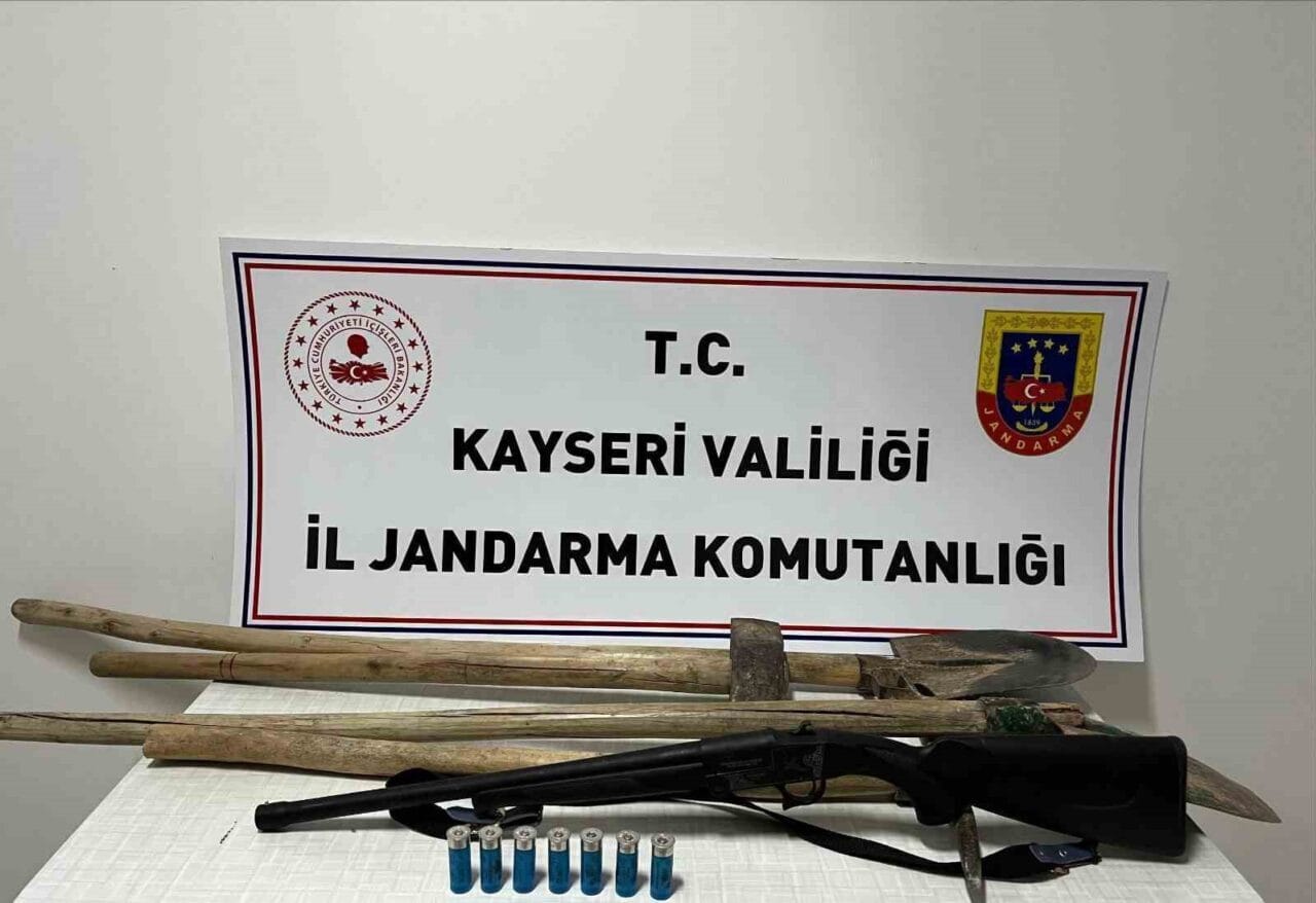 Kayseri’nin Akkışla ilçesinde İl Jandarma Komutanlığı ekiplerince yapılan çalışmalarda; kaçak