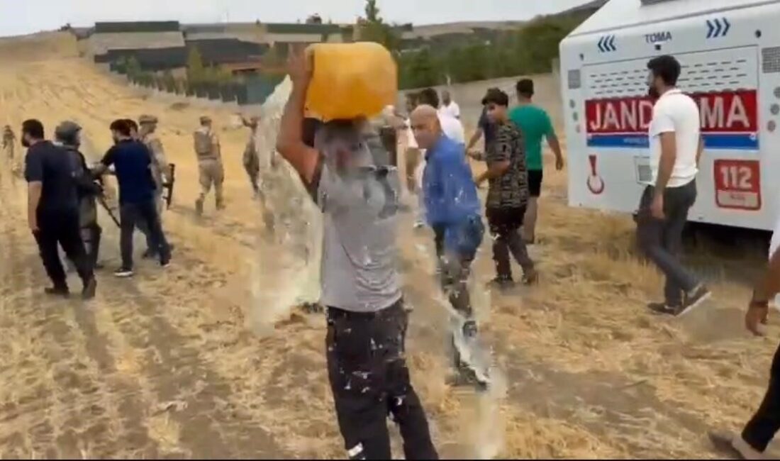 Batman’da kaçak olarak inşa edilen hobi bahçelerinin yıkımı sırasında bazı