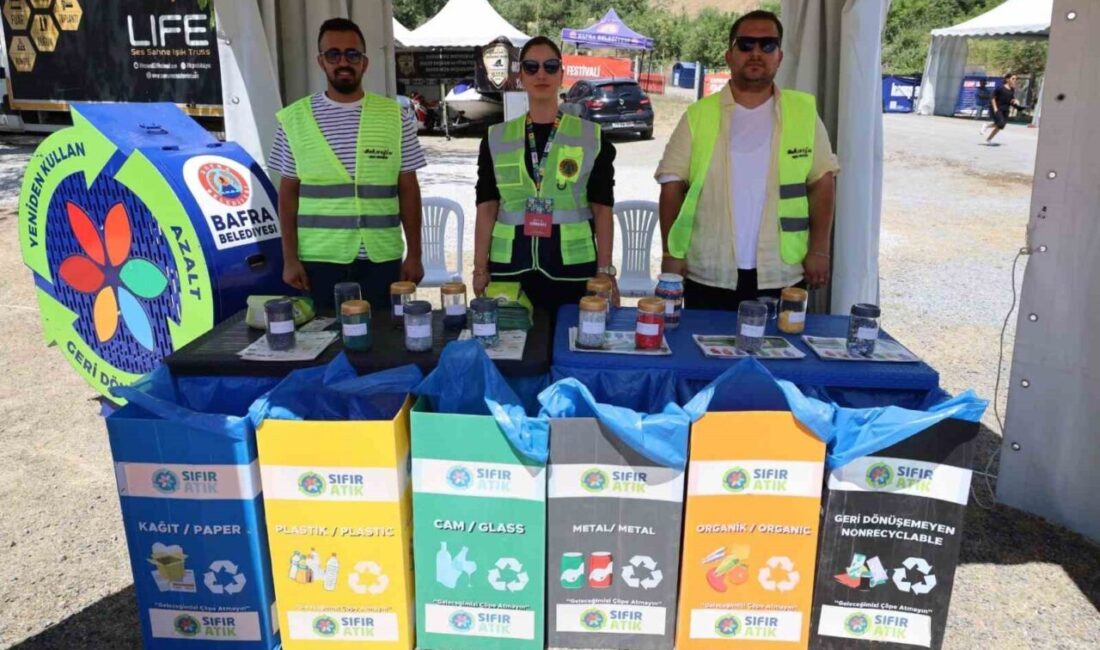 SAMSUN (İHA) – Samsun’da düzenlenen KapıkayaFest’te 4 Günde 4 ton