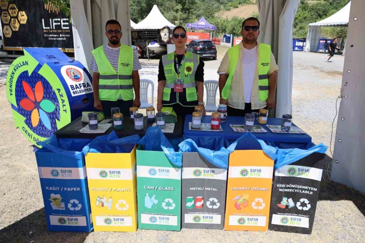 SAMSUN (İHA) – Samsun’da düzenlenen KapıkayaFest’te 4 Günde 4 ton