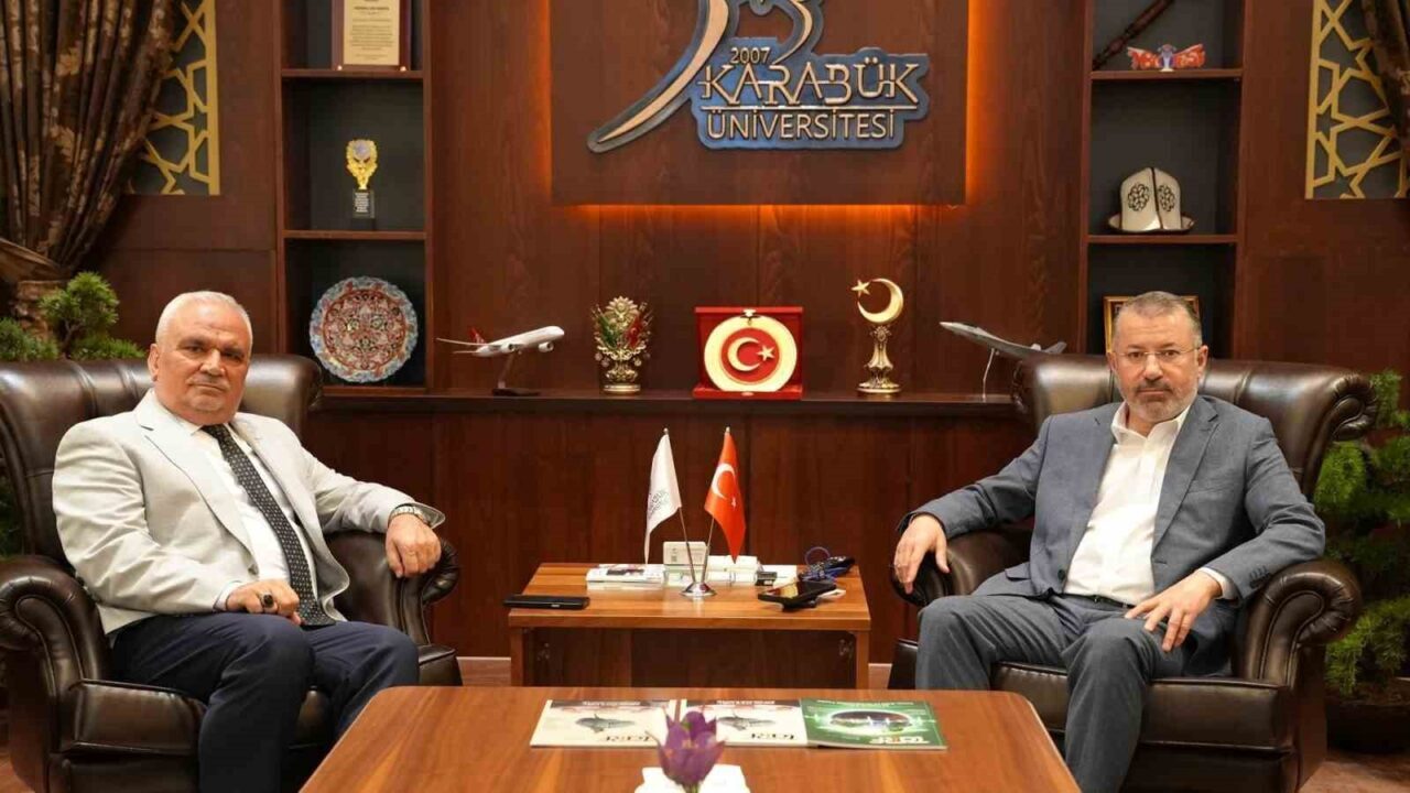 Karabük İl Müftüsü Ali Erhun, Karabük Üniversitesi (KBÜ) Rektörü Prof.