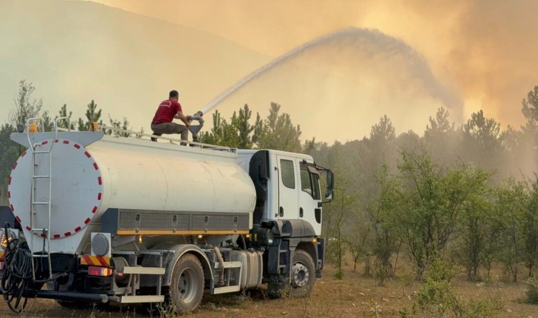 Karabük’ün Safranbolu ilçesine bağlı Çavuşlar köyünde başlayarak rüzgarın etkisiyle Ovacık