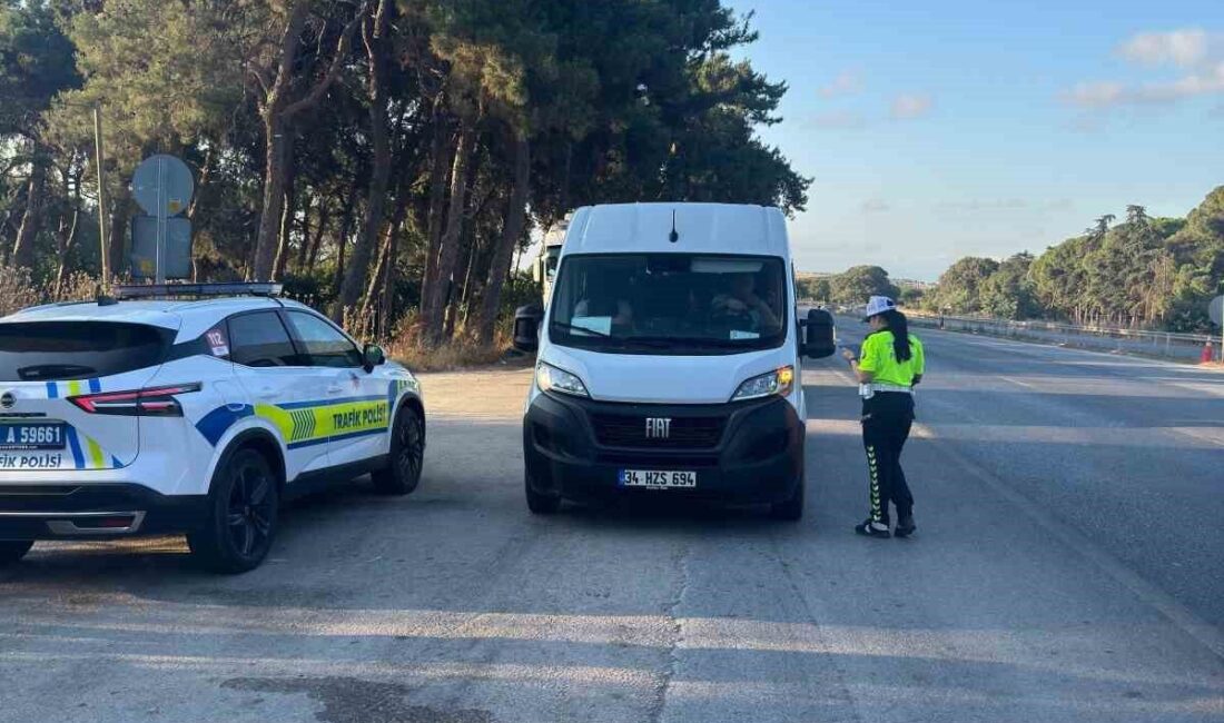 Bursa’nın Karacabey ilçesinde Bölge Trafik Denetleme İstasyon Amirliği ekipleri, 7-11