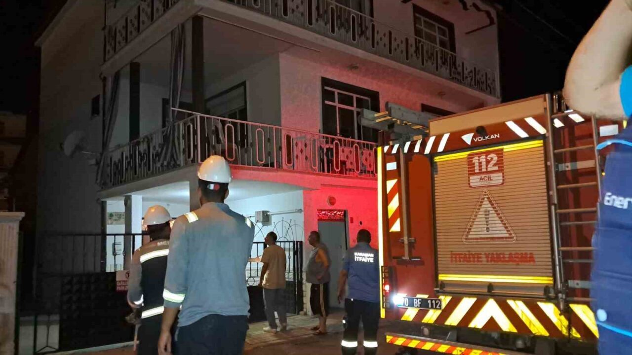 Karaman’da bir dairenin mutfağında çıkan yangın itfaiyenin müdahalesiyle büyümeden söndürüldü.