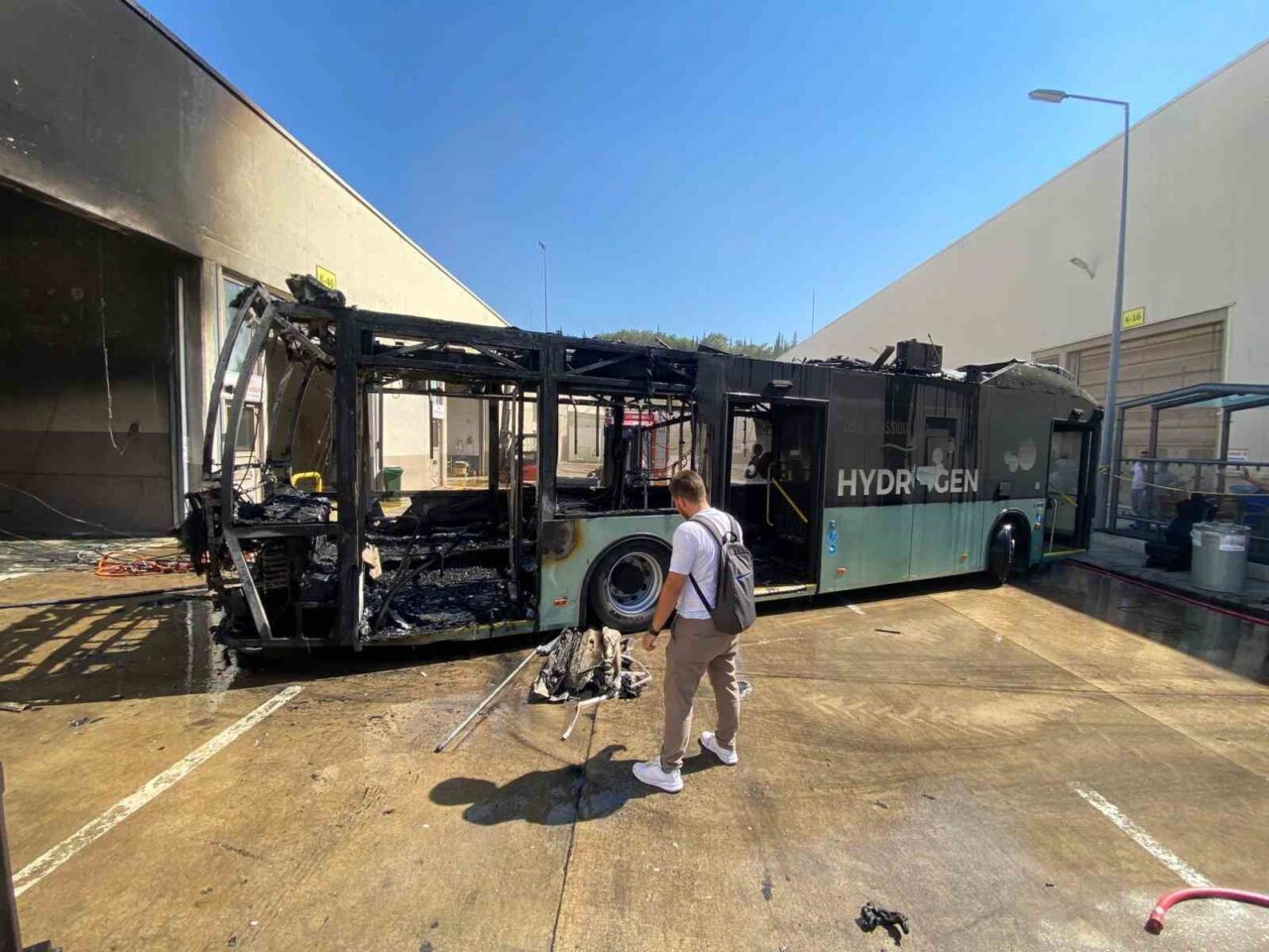 Bursa’nın Nilüfer ilçesindeki Hasanağa Organize Sanayi Bölgesi’nde bulunan KARSAN fabrikasında