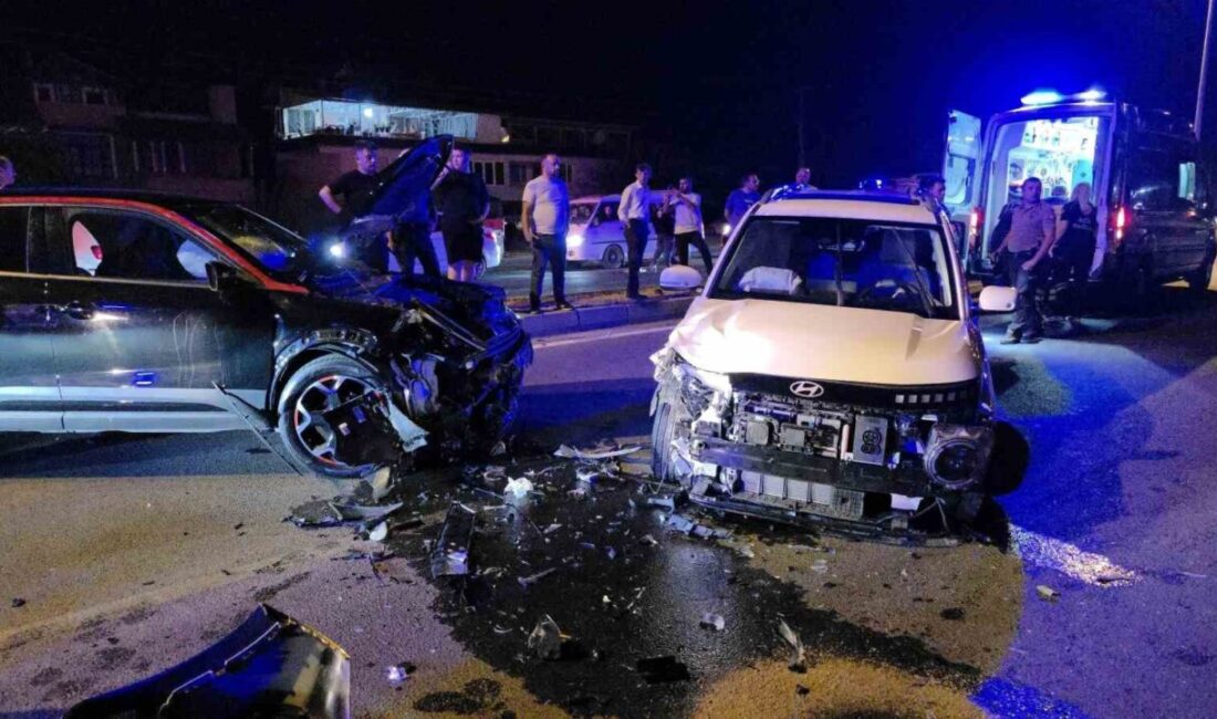 655 Karayolu’nda meydana gelen kazada cip karşı şeride geçerek başka