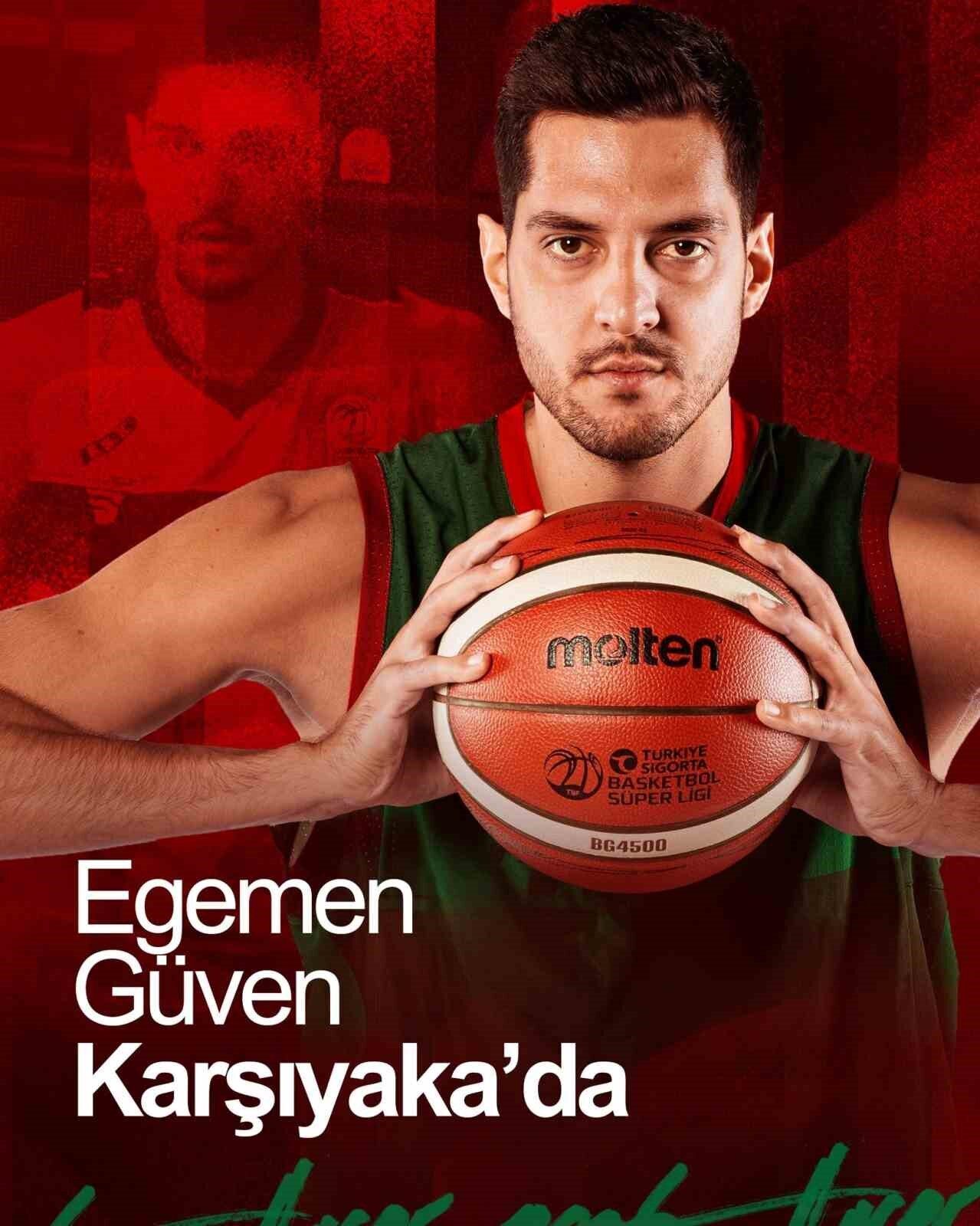 Karşıyaka Basketbol, Samet Geyik ve Egemen Güven’i kadrosuna kattığını duyurdu.
