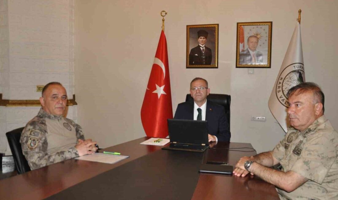 Kars Valisi Ziya Polat başkanlığında Haziran ayı “Asayiş ve Güvenlik”