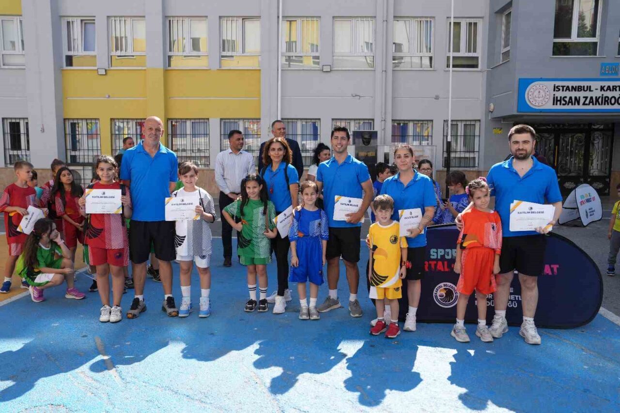 Kartal Belediyesi’nin çocuklara yönelik olarak hayata geçirdiği Yaz Spor Okulu’nun