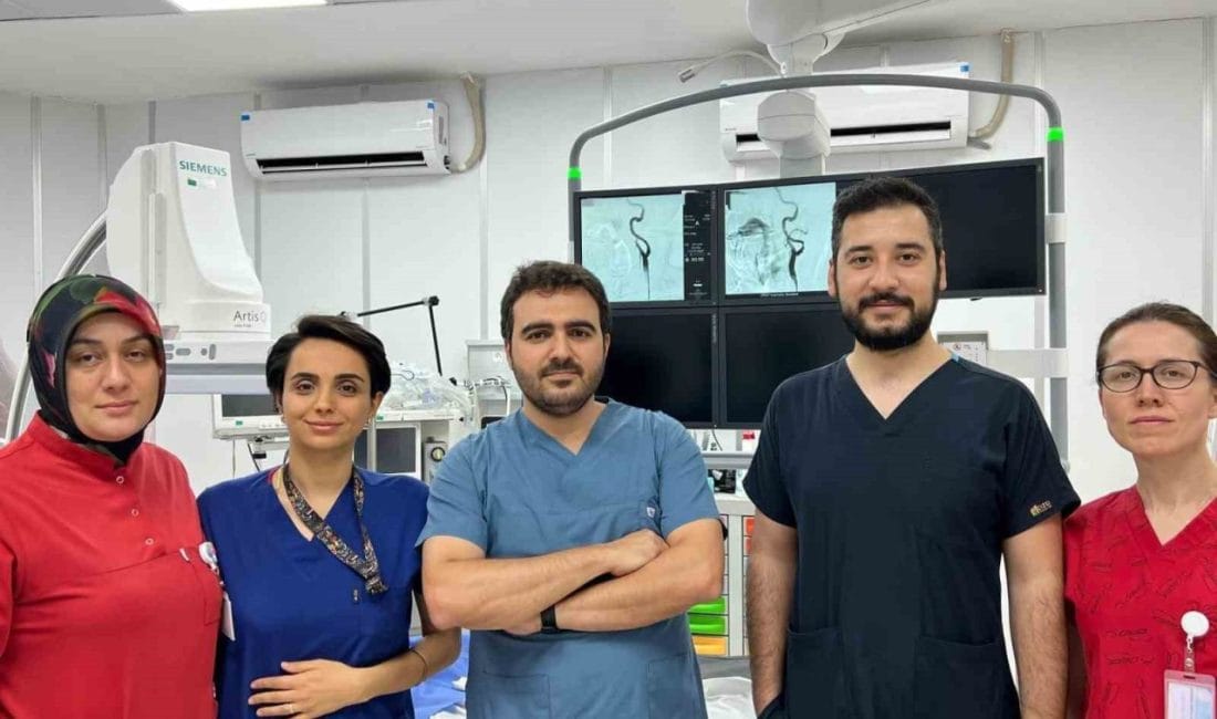 Kastamonu Eğitim ve Araştırma Hastanesi Girişimsel Radyoloji Ünitesi’nde beyne giden