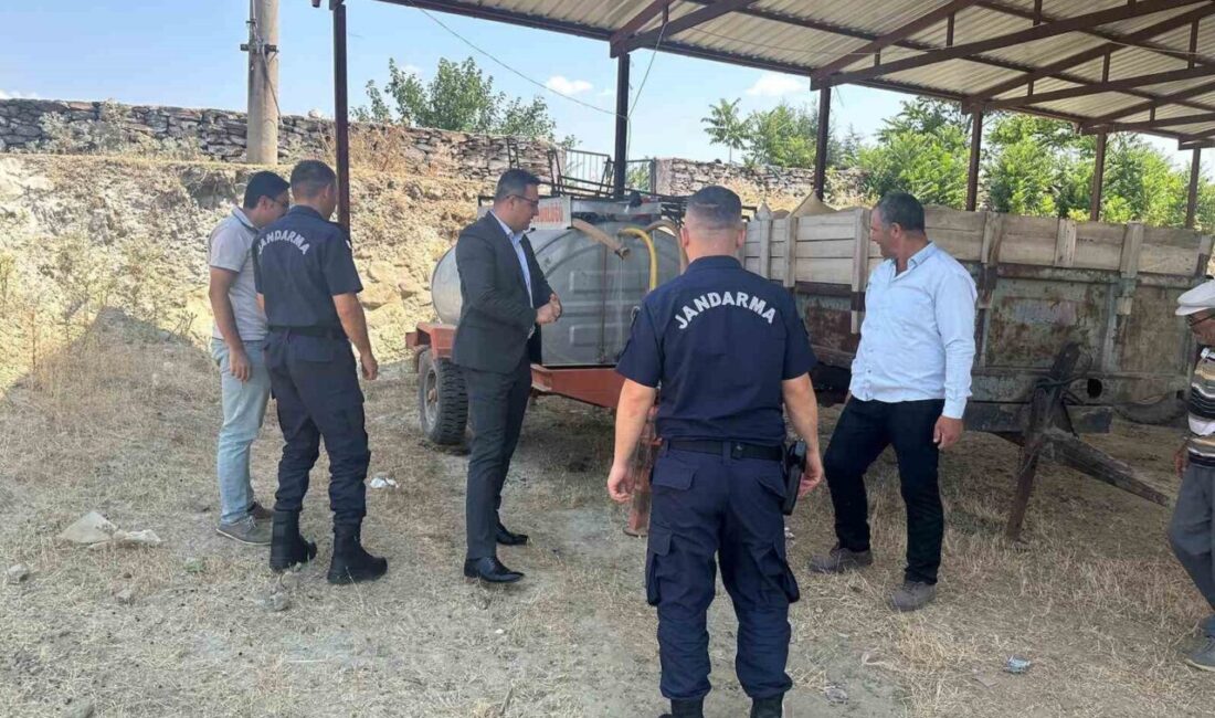 Manisa’nın Sarıgöl ilçesinde Kaymakam Halil Dalak, orman yangınlarıyla mücadele kapsamında