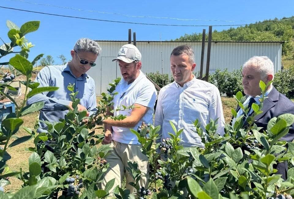 Çaycuma Kaymakamı Adem Kaya, beraberinde İlçe Tarım ve Orman Müdürü