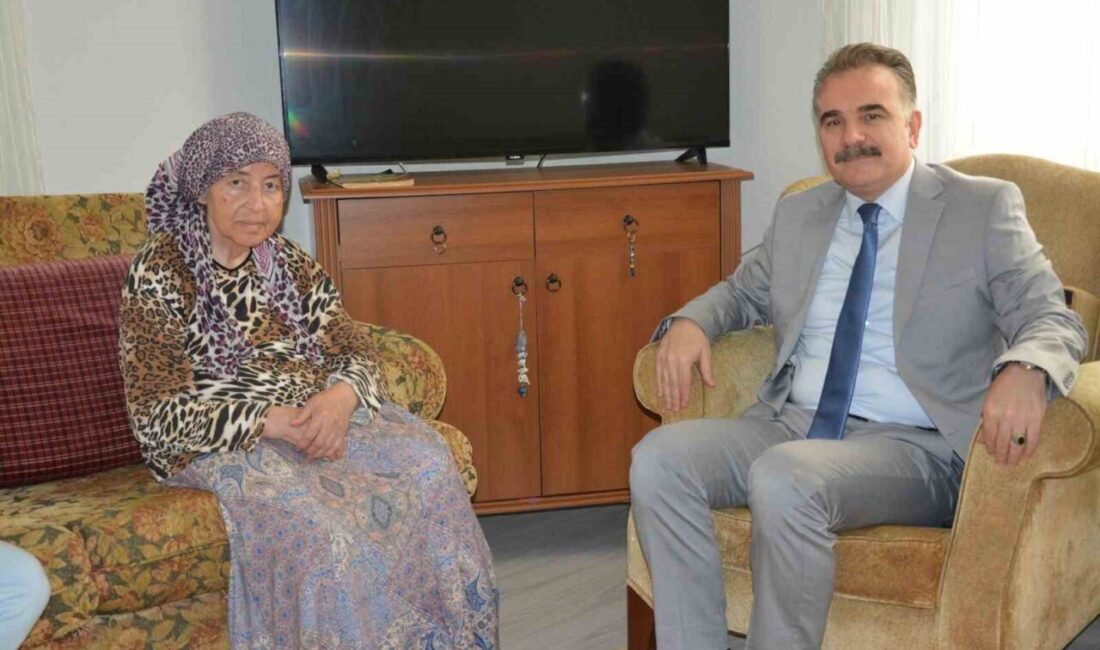 Kaymakam Ahmet Odabaş, şehit ailelerine yönelik vefa ve minnet ziyaretleri