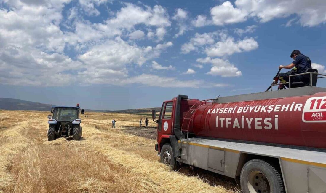 Kayseri’nin Tomarza ilçesinde 2 günde 4 ekili arazide yangın çıktı.