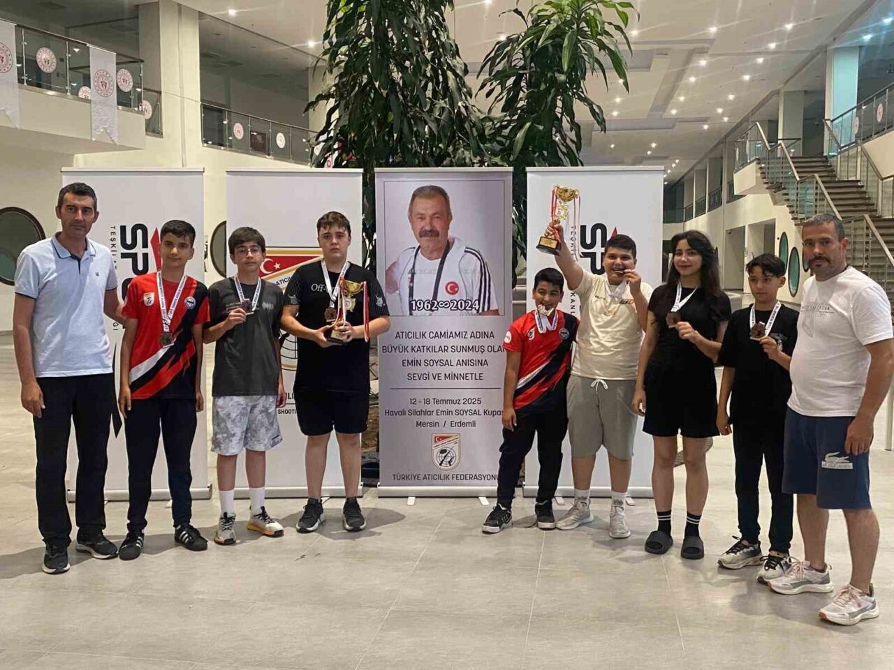 12-17 Temmuz 2025 tarihlerinde Mersin’de düzenlenen Türkiye Atıcılık Federasyonu Havalı