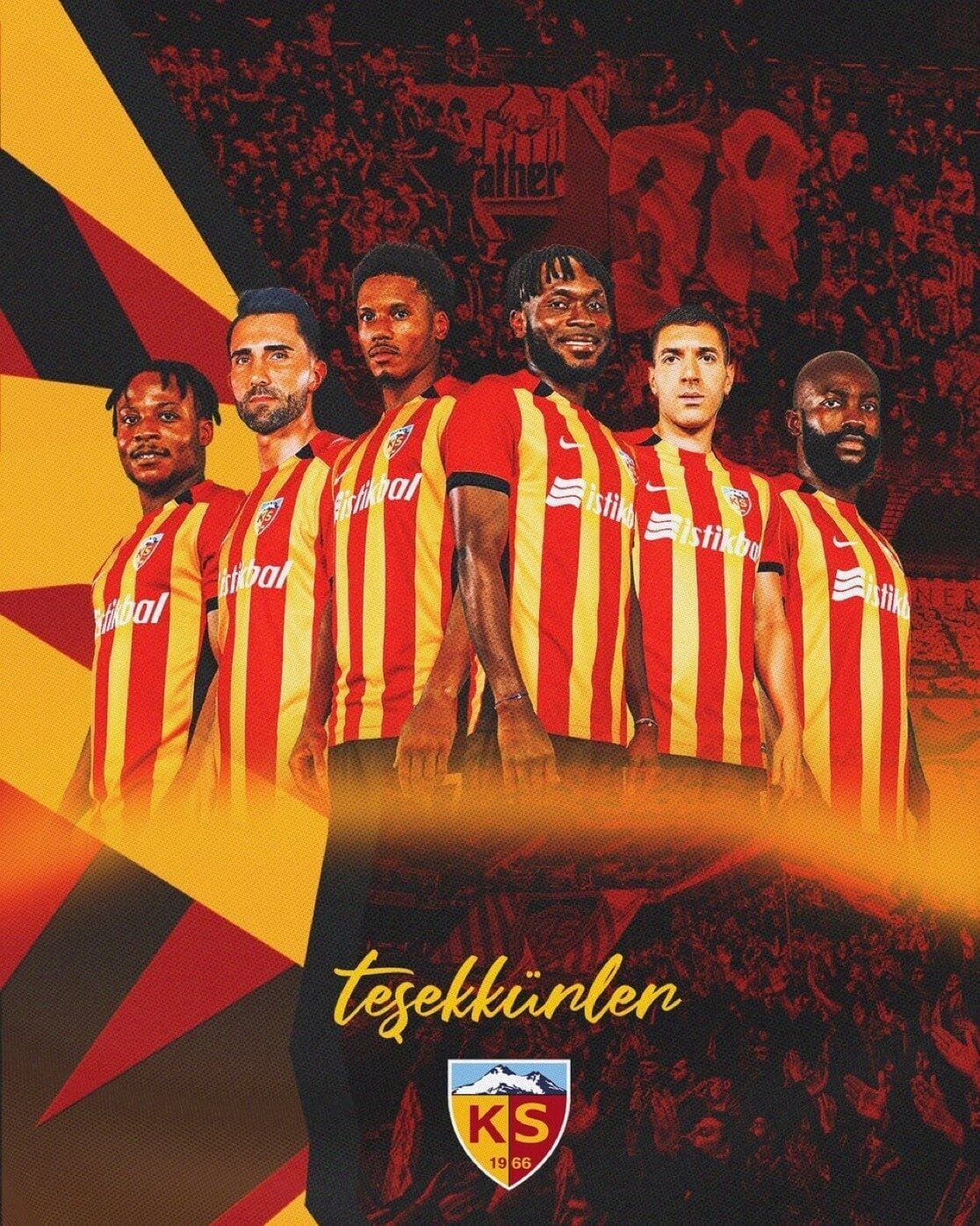 Kayserispor yeni sezonda 6 futbolcu ile devam etmeme kararı aldı.