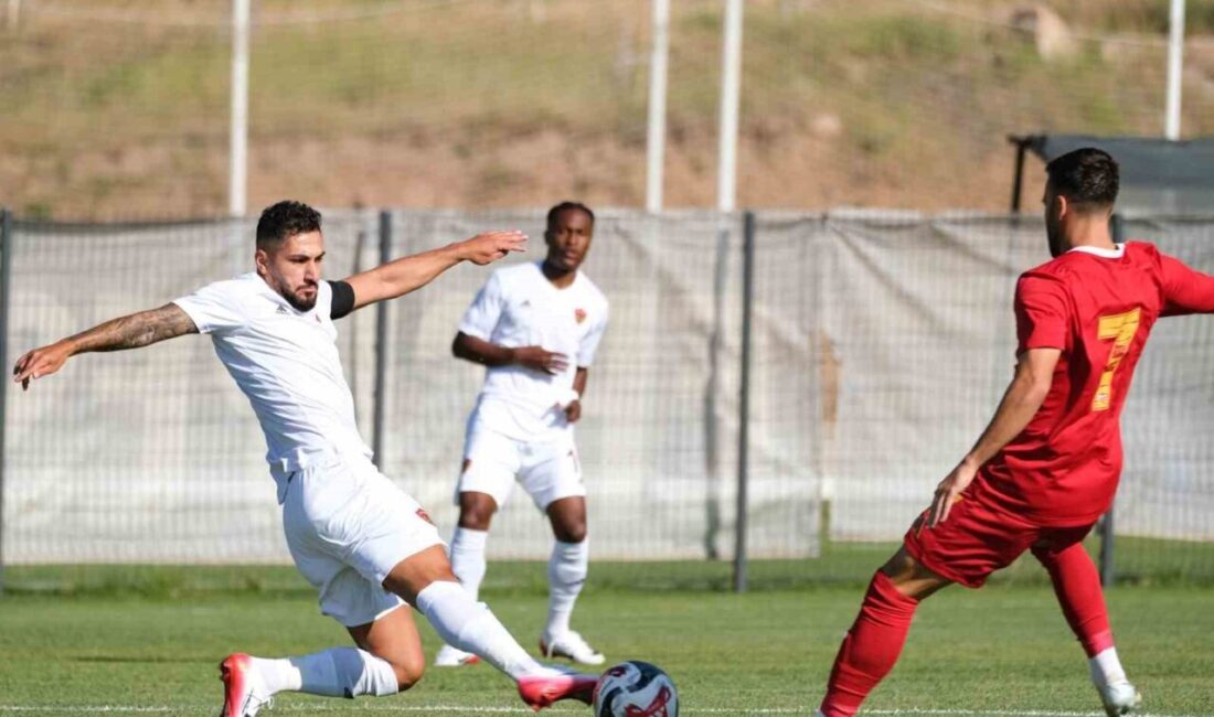 Kayserispor, yeni sezon öncesi oynadığı ilk hazırlık maçında karşılaştığı Hatayspor’u