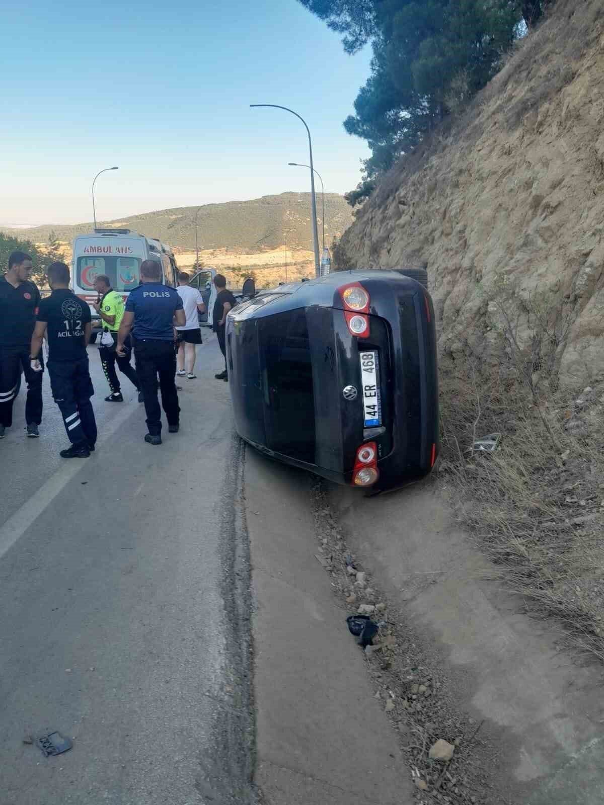 Bilecik’te kaza yapan araca başka bir aracın çarpması sonucu meydana