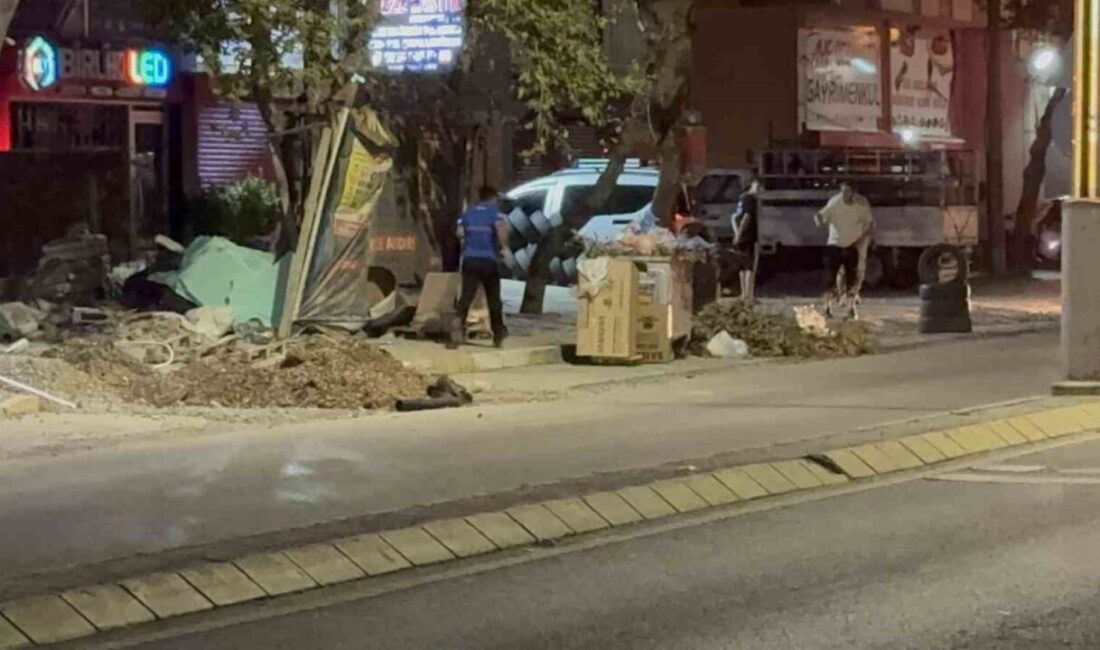 Kocaeli’nin Gebze ilçesinde yürütülen kazı çalışmaları sırasında doğal gaz borusu