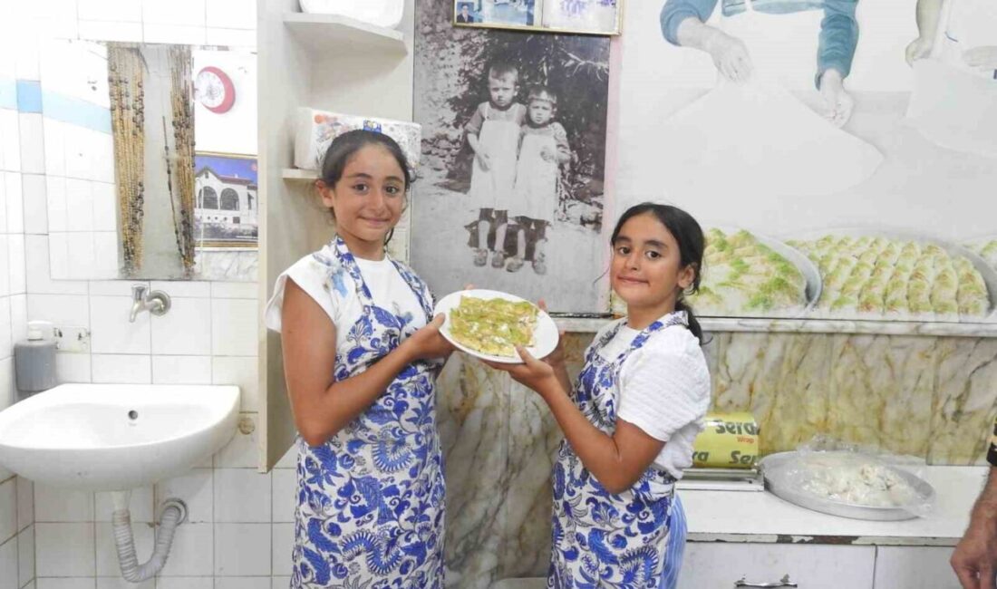 Kilis’te 5. kuşak olarak katmer ustalığına adım atan iki kardeş,