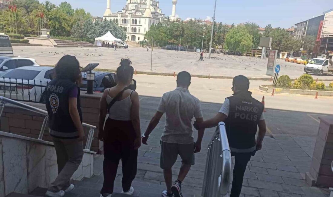 Kırıkkale’de düzenlenen operasyonda bir miktar uyuşturucu madde ile 43 bin
