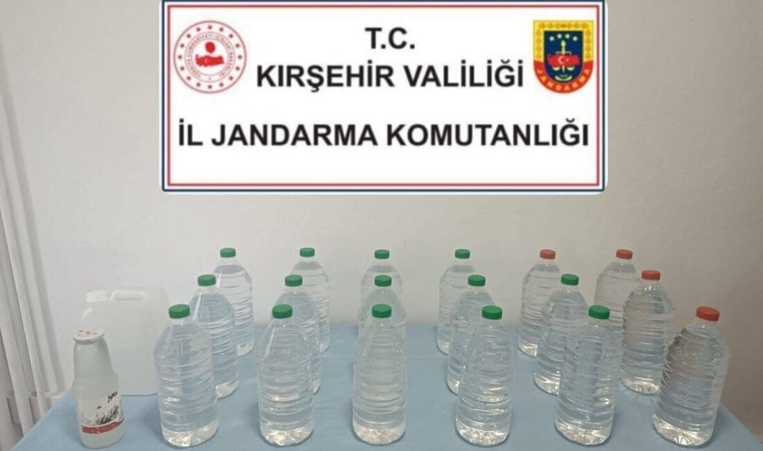 KIRŞEHİR(İHA)– Kırşehir’in Mucur ilçesinde jandarma ekiplerince düzenlenen operasyonda 48 litre