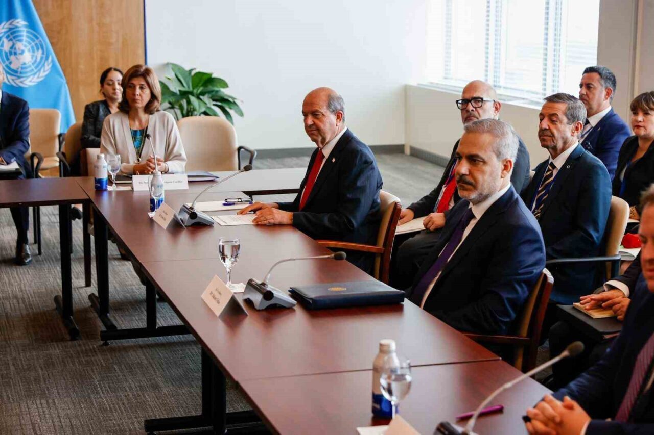 Kuzey Kıbrıs Türk Cumhuriyeti (KKTC) Cumhurbaşkanı Ersin Tatar, BM ile