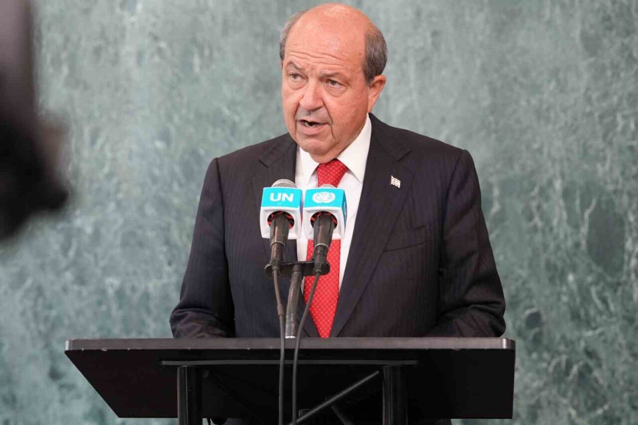 KKTC Cumhurbaşkanı Ersin Tatar, Birleşmiş Milletler’de düzenlenen Kıbrıs konulu gayri
