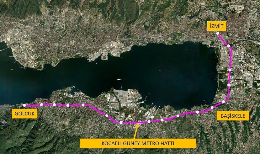 Kocaeli Büyükşehir Belediyesi, kentin güney aksındaki ulaşımı rahatlatma hedefiyle planlanan