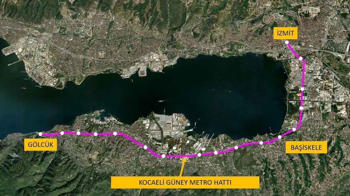 Kocaeli Büyükşehir Belediyesi, kentin güney aksındaki ulaşımı rahatlatma hedefiyle planlanan