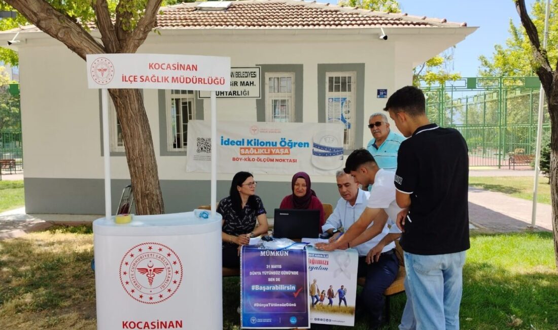 Kocasinan İlçe Sağlık Müdürlüğü tarafından ilçede yürütülen organ bağışı farkındalık