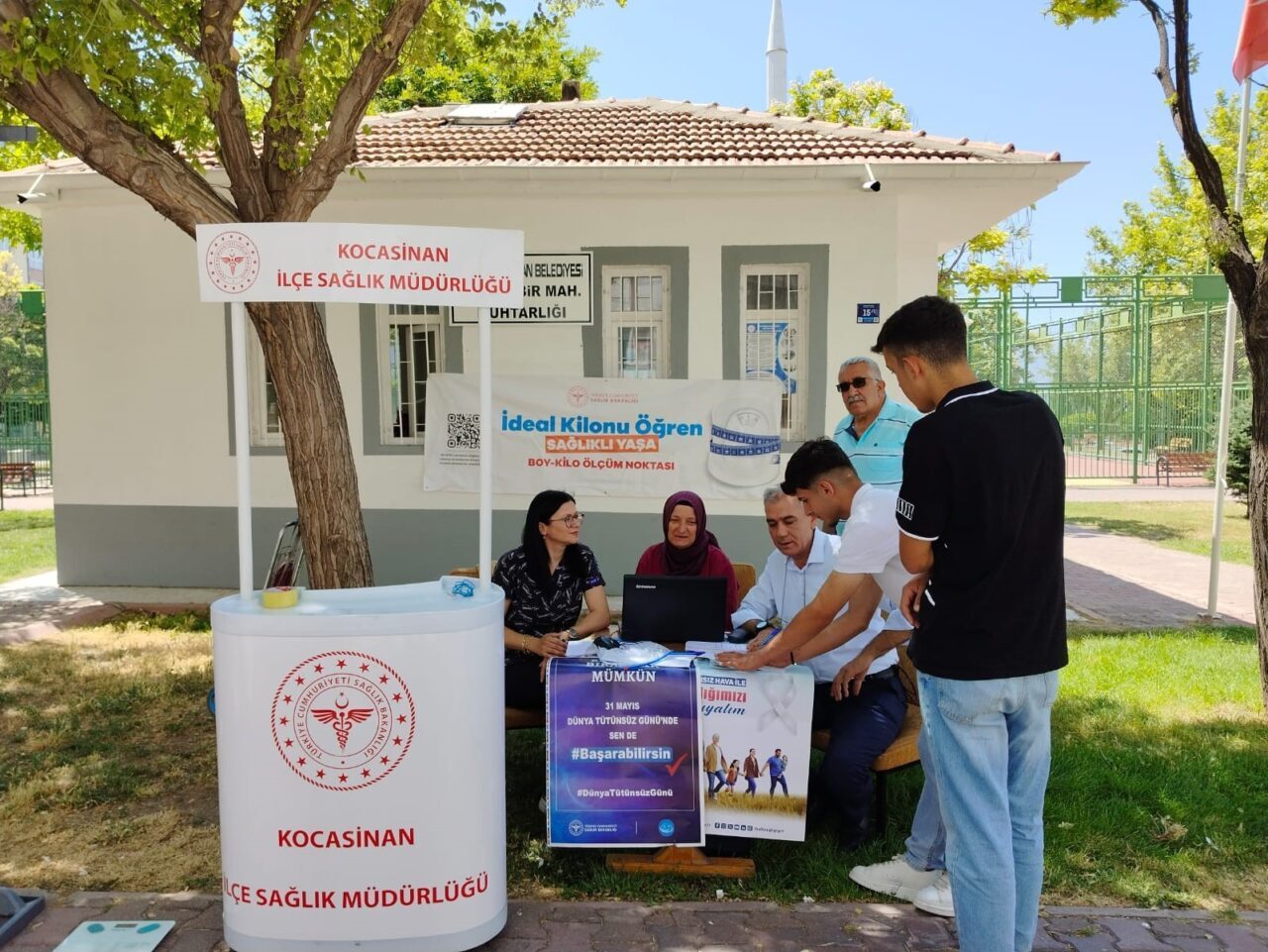 Kocasinan İlçe Sağlık Müdürlüğü tarafından ilçede yürütülen organ bağışı farkındalık