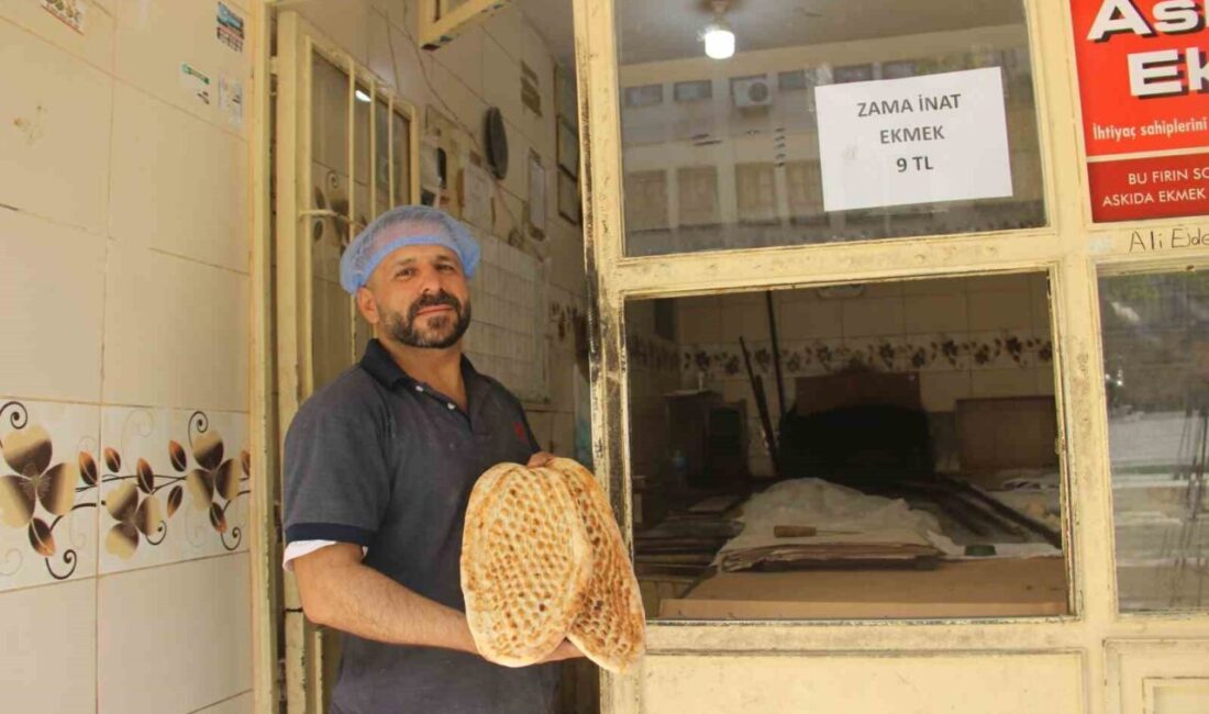 Şanlıurfa’da mahalle fırıncısı Halil Toprak, aynı mahallede ekmek fırını çalıştıran