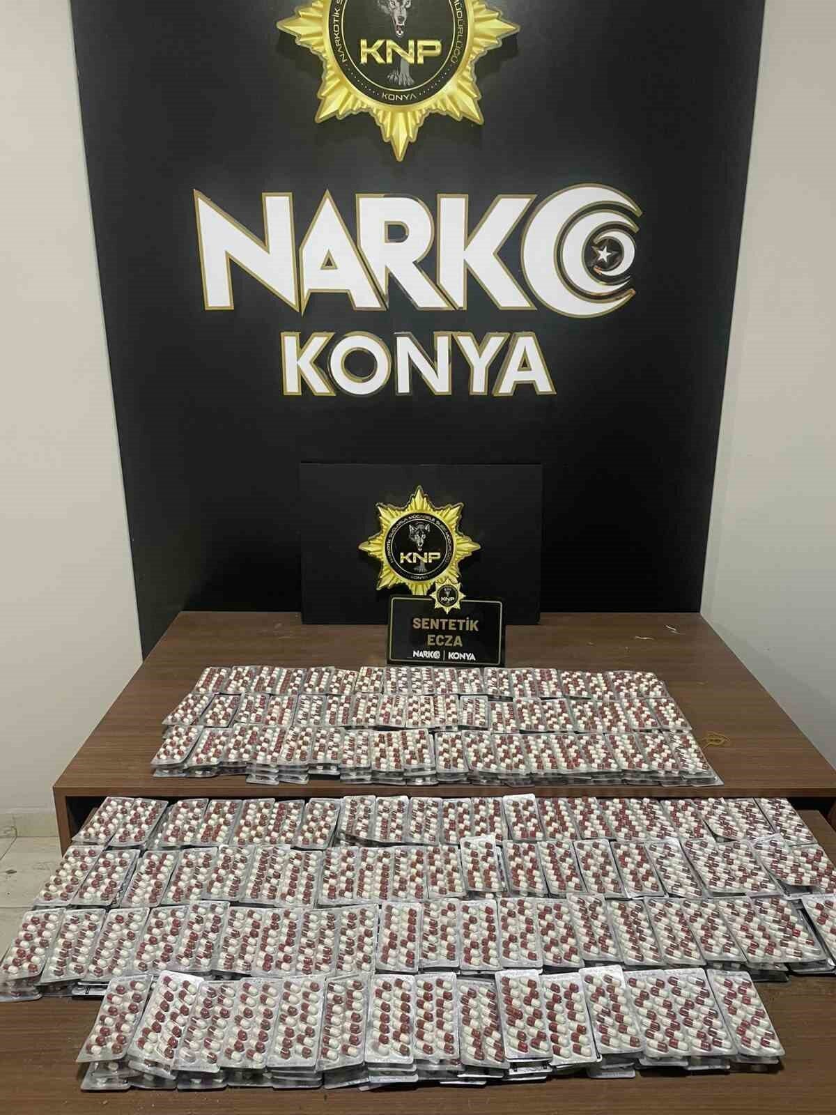 Konya’da uyuşturucu operasyonlarında 169 şahıs gözaltına alınırken, 68’i tutuklanarak cezaevine