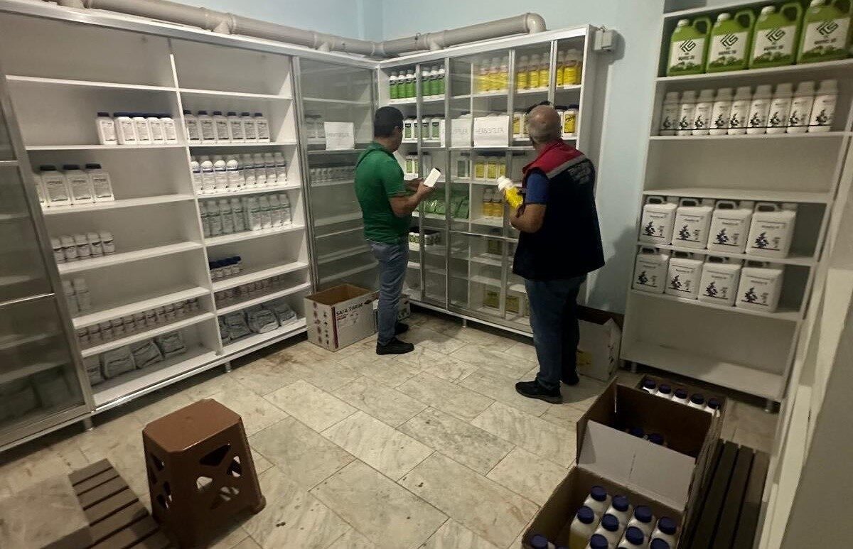 Köşk İlçe Tarım Müdürlüğü Bitki Sağlığı personelleri Karpuzlu ilçesinde Bitki