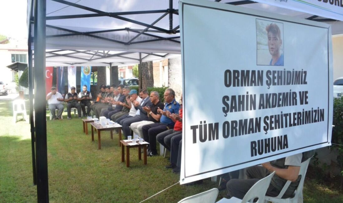 Muğla’nın Köyceğiz ilçesinde orman şehidi Şahin Akdemir ve tüm orman