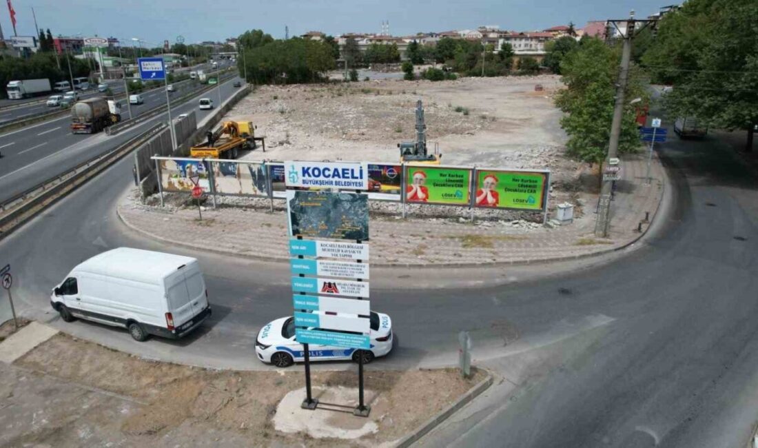 Gebze, Dilovası, Darıca ve Çayırova’da trafik yoğunluğunu azaltmak amacıyla kavşak