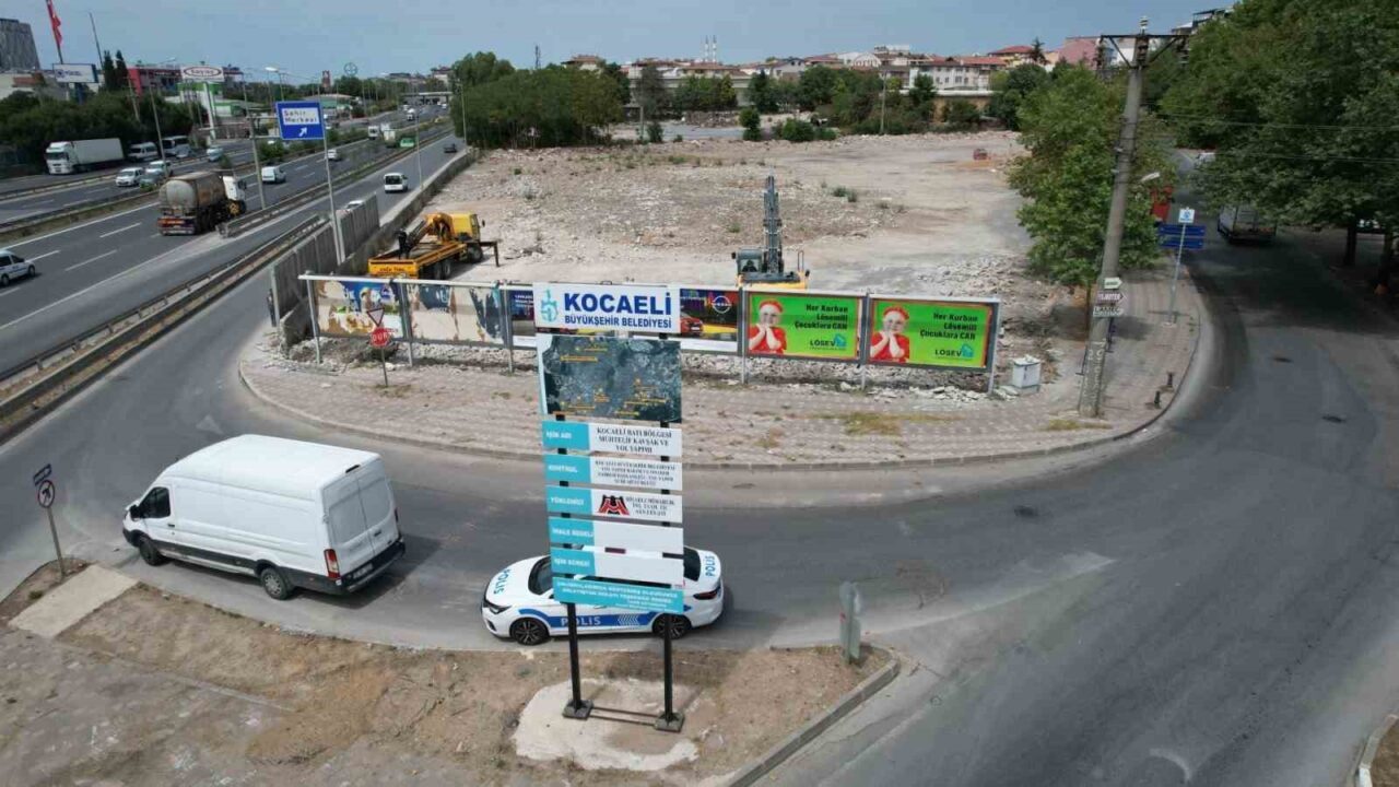 Gebze, Dilovası, Darıca ve Çayırova’da trafik yoğunluğunu azaltmak amacıyla kavşak