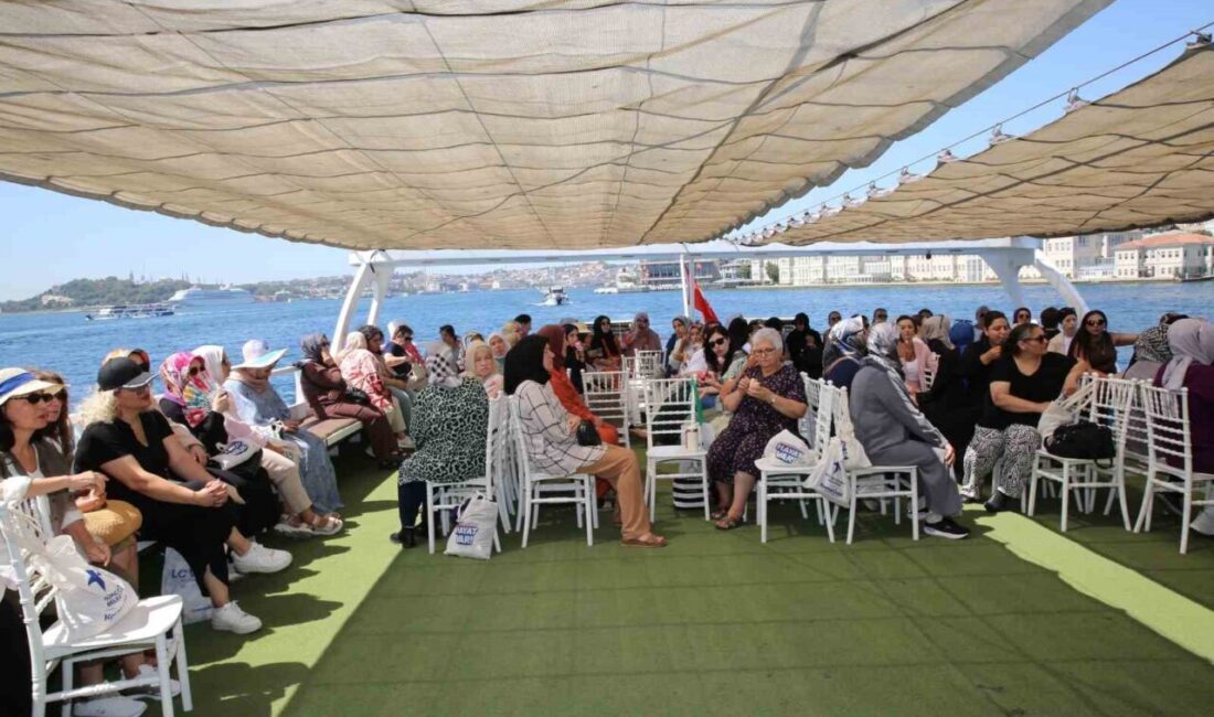 Küçükçekmece Belediyesi, ilçede yaşayan kadınlara özel Boğaz turu düzenliyor. Ay