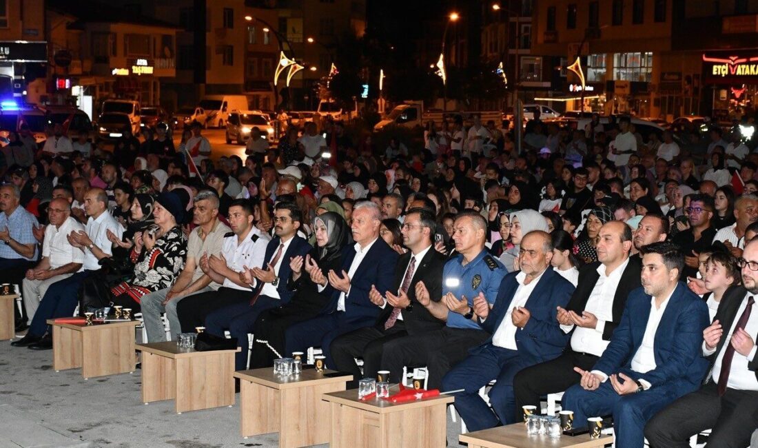 Konya’nın Kulu ilçesinde “15 Temmuz Demokrasi ve Milli Birlik Günü”