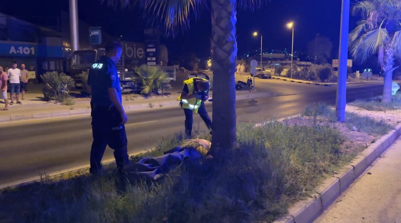 Kuşadası’nda gece saatlerinde meydana gelen feci kazada, 2.39 promil alkollü