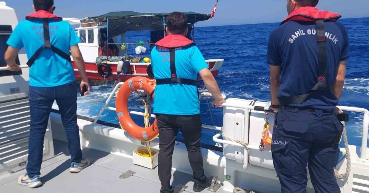 Kuşadası Sahil Güvenlik Karakol Komutanlığı’nın koordinasyonunda, Aydın İl Tarım ve