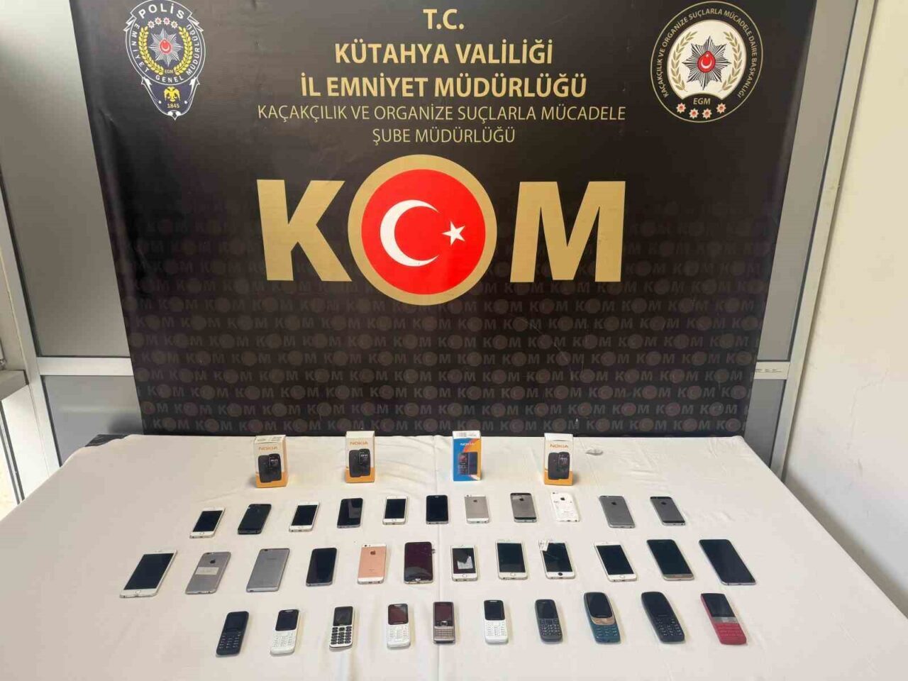 Kaçakçılık ve Organize Suçlarla Mücadele (KOM) Şube Müdürlüğü ekiplerince bir