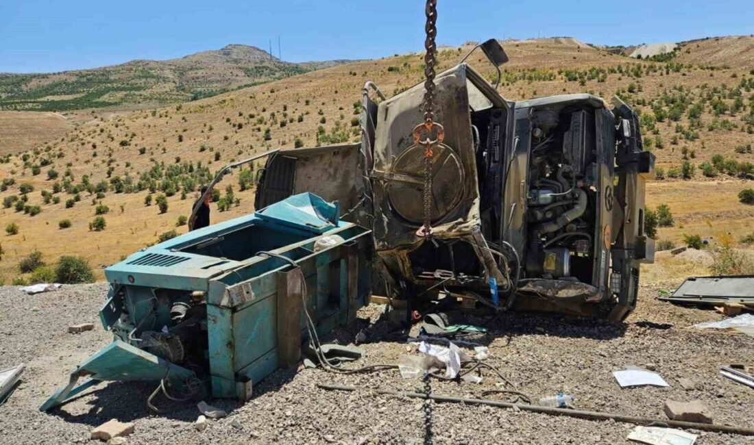 Malatya’nın Akçadağ ilçesinde askeri aracın devrilmesi sonucu meydana gelen kazada