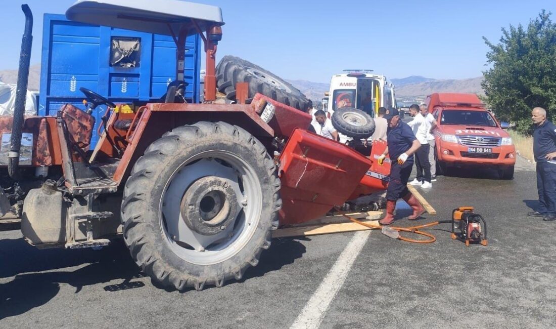 Malatya’da tır ile çarpışan traktörün sürücüsü hayatını kaybetti. Kaza, gündüz