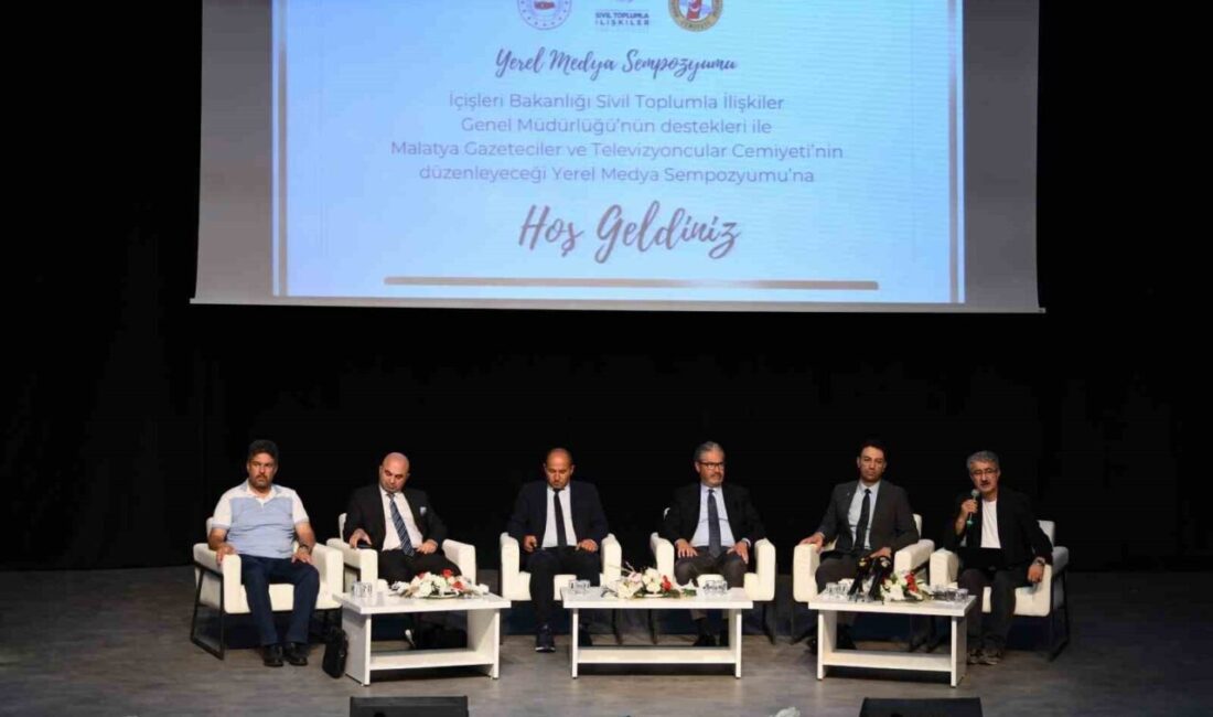 İçişleri Bakanlığı desteğiyle Malatya’da düzenlenen Yerel Medya Sempozyumu’nda, yerel basının