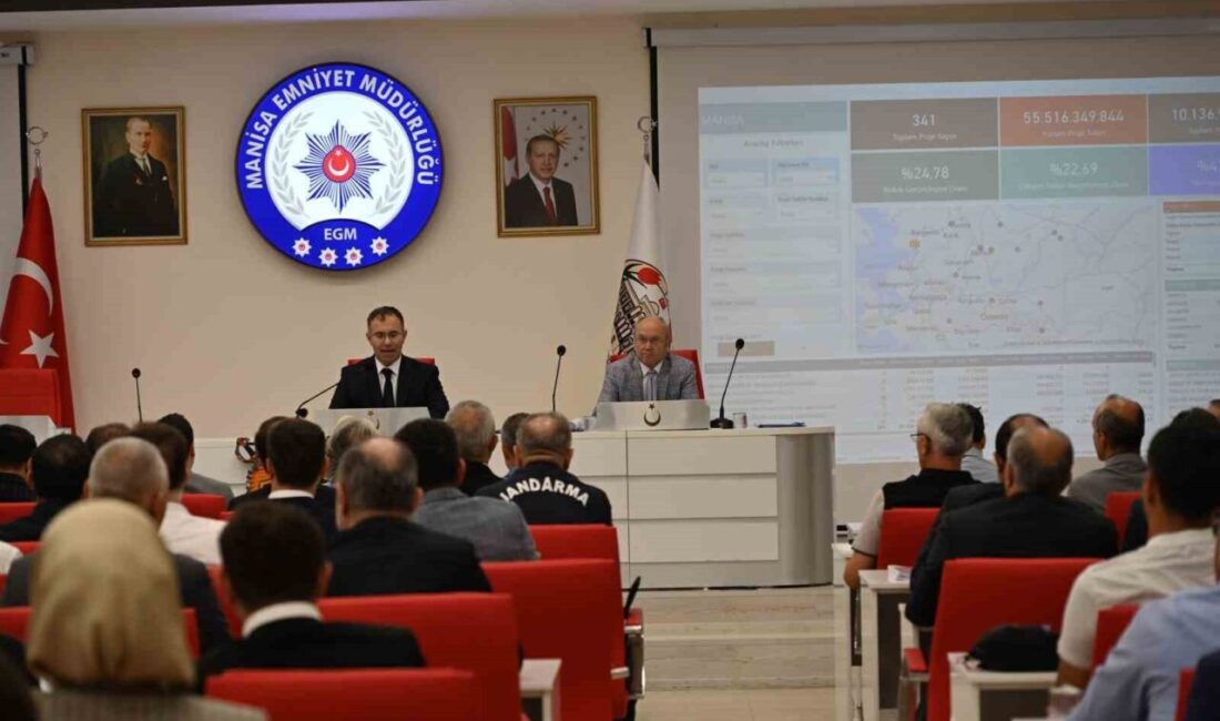 Manisa’da 2025 yılı kamu yatırım projelerinin ikinci dönem sonu itibariyle