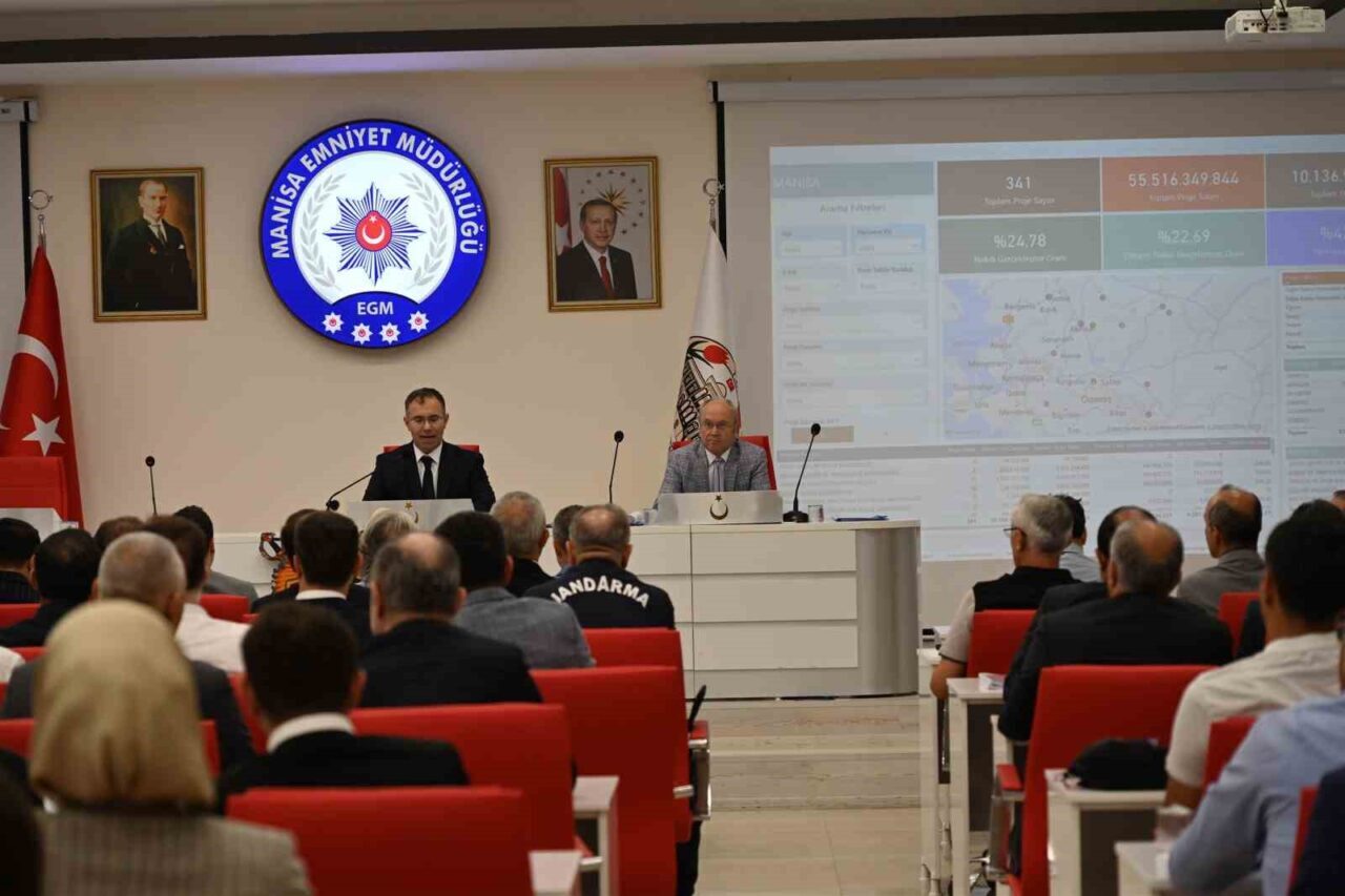 Manisa’da 2025 yılı kamu yatırım projelerinin ikinci dönem sonu itibariyle
